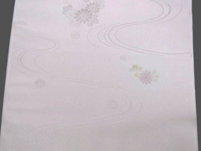 画像2: 絹ばら　ぼかし染御長襦袢　流水に菊花文
