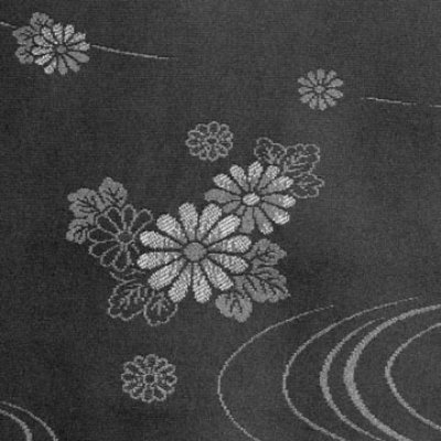 画像1: 絹ばら　ぼかし染御長襦袢　流水に菊花文