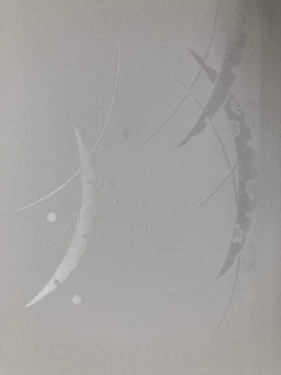 画像1: 丹後　御長襦袢（白）　中柄露芝文